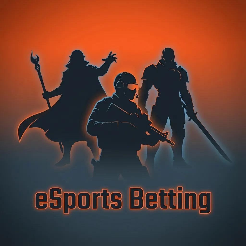 Colorful esports betting banner showing Dota 2, CS 2, StarCraft and League of Legends with odds on a betting site interface