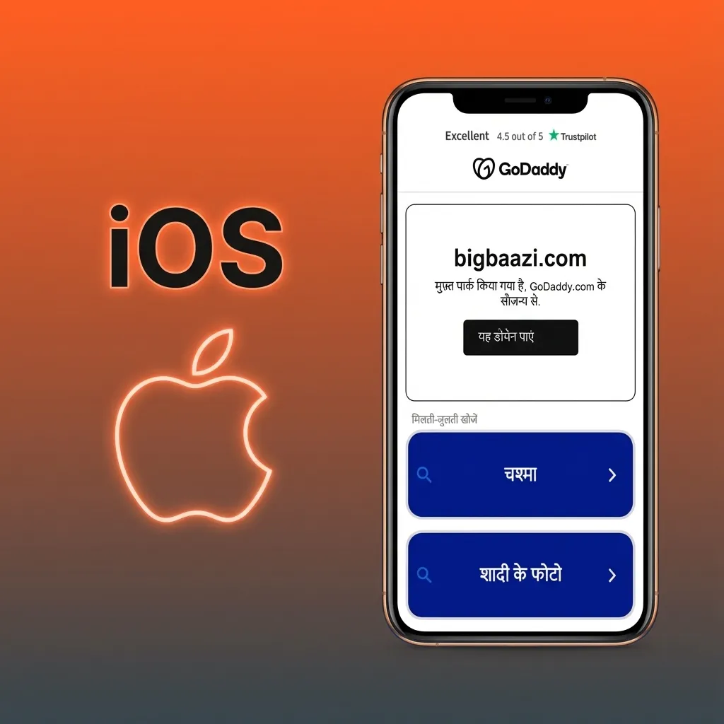 iPhone showing Big Baazi / Big Boost website in Safari with steps to add it as an app-style home screen shortcut on iOS