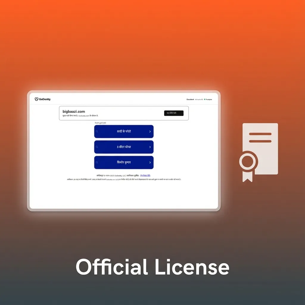 Official Curacao eGaming licence for Big Baazi Gaming N.V., highlighting secure, fair online betting for Indian players