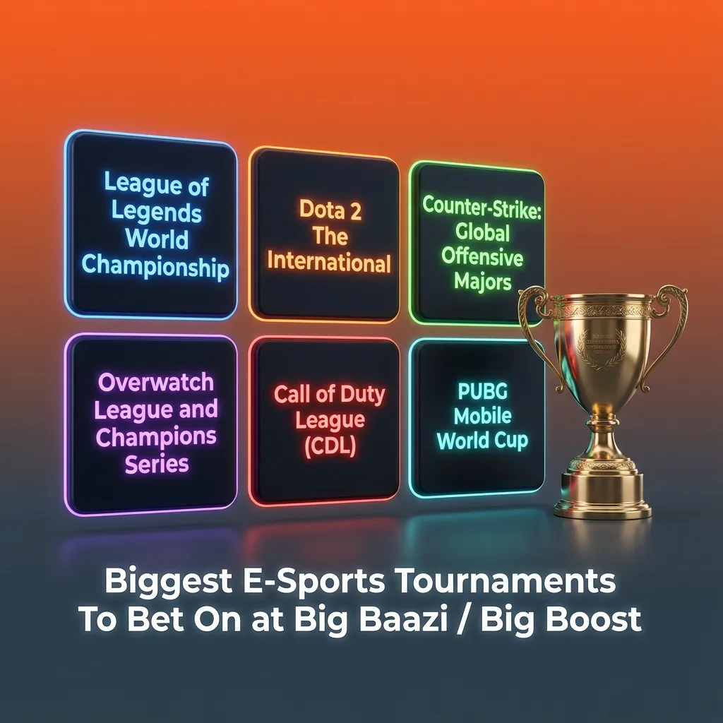 Table of top esports tournaments for betting, listing major Dota 2, CS2, LoL, Valorant and other leagues